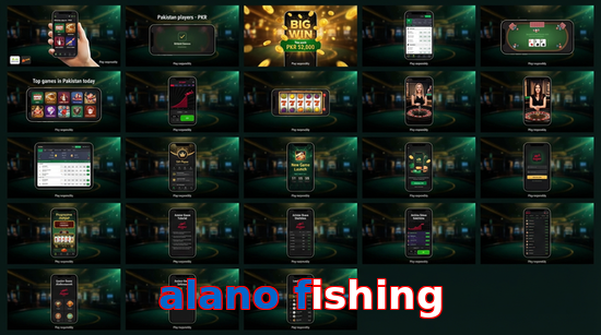 Main screen of Alano Fishing bet page for PK players