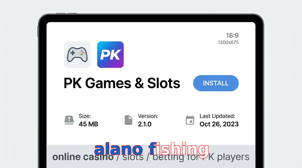 Game list for Alano Fishing gameapk section
