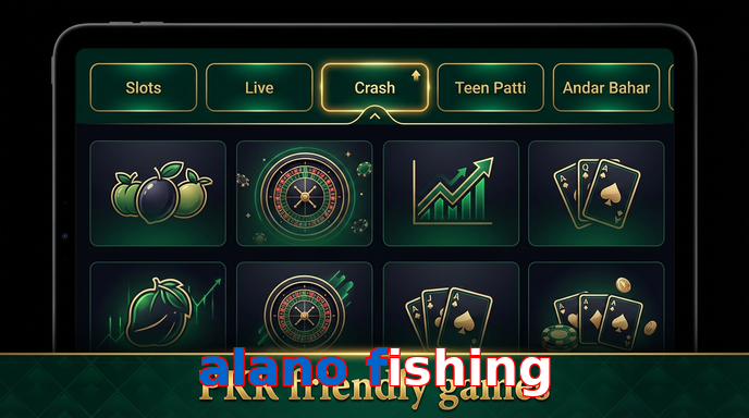 Game list for Alano Fishing games section