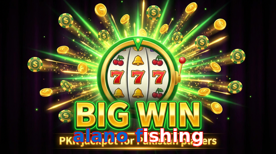 Big win animation on Alano Fishing slot game